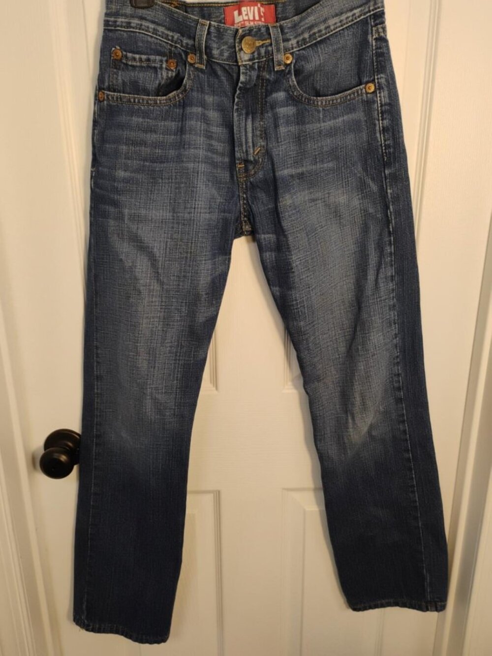 Boys Levi’s 514 Slim Straight Jeans Size 16 Reg 28x28